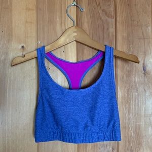 Reversible sports bra